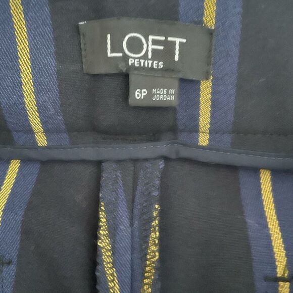 Loft Petites Striped Dress Pants - Picture 6 of 6
